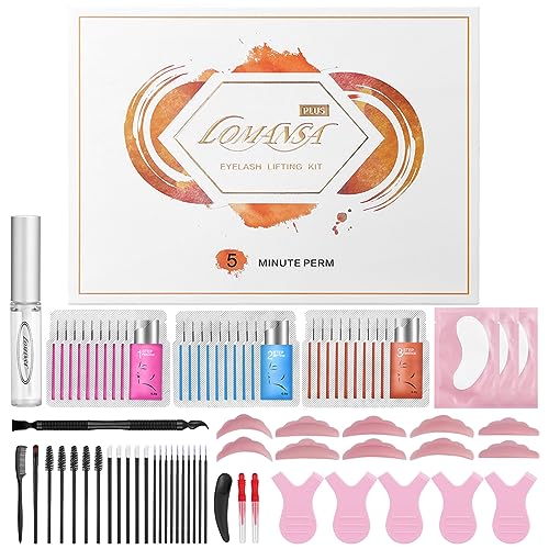Lash Lift Kit 10 Pcs - Salon-Quality Eyelash Perm & Brow Lamination Set