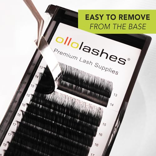 Bottom Lash Extension J Curl 0.07mm Mix4-7mm 4mm 5mm 6mm 7mm Black Color Bottom Lash Extensions, Professional Supplies for Lash Techs (Bottom-J-0.07, 4-7mm)