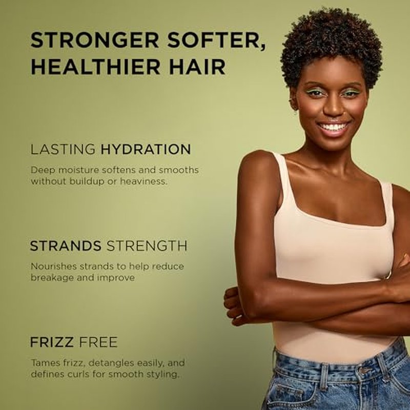 African Pride Feel It Formula Strengthening Conditioner | Deep Conditioner & Hair Mask with Peppermint, Rosemary & Sage | Hydrates, Promotes Hair Growth, Frizz Control | 12 oz