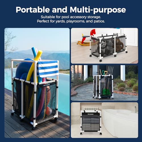 90-Gallon Pool Storage Bin for Swim Gear - Mini Plus Style