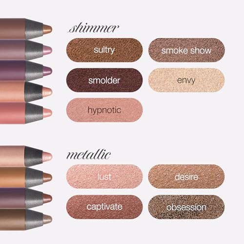 Tarte SmolderEYES Multi-Use Waterproof Eyeshadow & Eyeliner - 0.06 oz Captivate (Metallic Cinnamon)