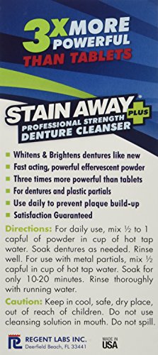 Denture Cleanser Tablets - 8.1oz Pack of 3, Powerful Oral Hygiene