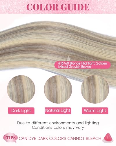 Human Hair I Tip Extensions 16 Inch No Shedding Natural Silky Hair