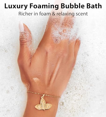 Turmeric Orange Arnica Bubble Bath Foam - Moisturizing Stress Relief Spa Gift for Women