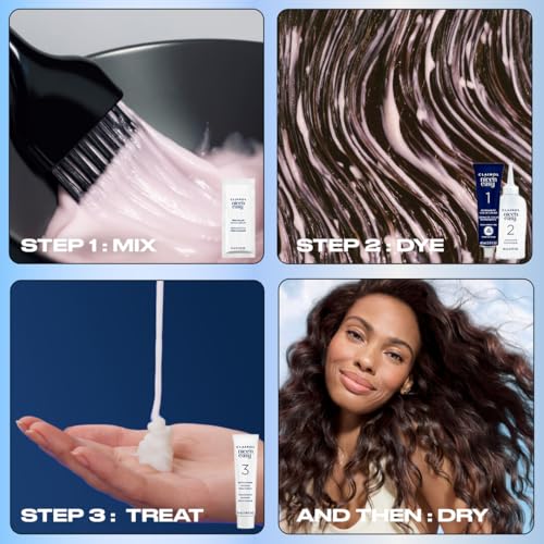 Clairol Nice'n Easy Permanent Hair Dye 4 Dark Brown - 3 Pack, 6.26 Fl Oz Each