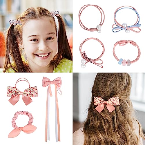 Hair Accessories for Girls£¬Teen Girl Gifts Including Jewelry Box/Hair Clips/Hair Barrettes/Hair Ties/Hair Bows£¬birthday gift for girls age 6 7 8-14£¨Cute Bear£©