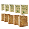 Aleppo Soap 5-Pack - 100% Olive Oil Organic Handmade Castile Soap for Face & Body
