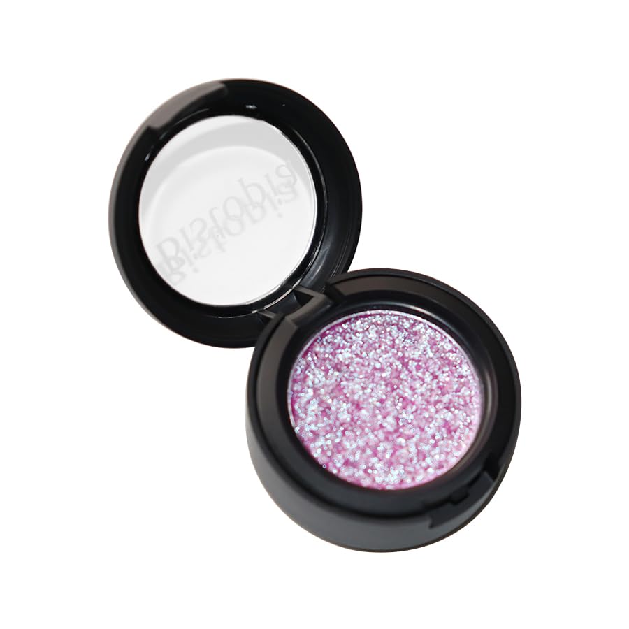 Bistopia Glitter Eyeshadow Collection, 14 Shades, Shimmer Pressed Powder, Metallic and Iridescent Colors (Solar Delirium)