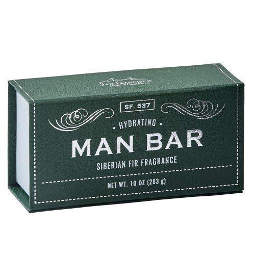 Men's 10 Oz Bar Soap Bundle with Siberian Fir & Silver Sage - Hydrating & Deep Cleansing