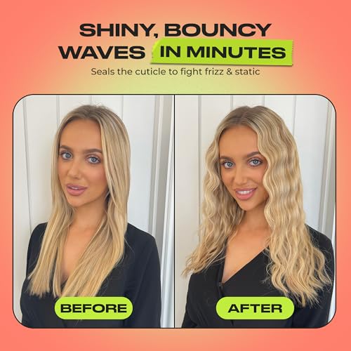 INH Ceramic 3-Barrel Hair Waver for Beach Waves, Hair Styling Curling Iron