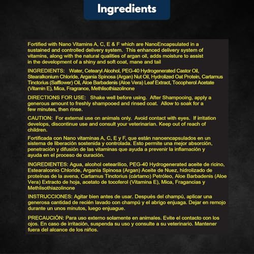 E3 Argan Oil Conditioner Gallon for Dry Damaged Hair & Skin Nourishment