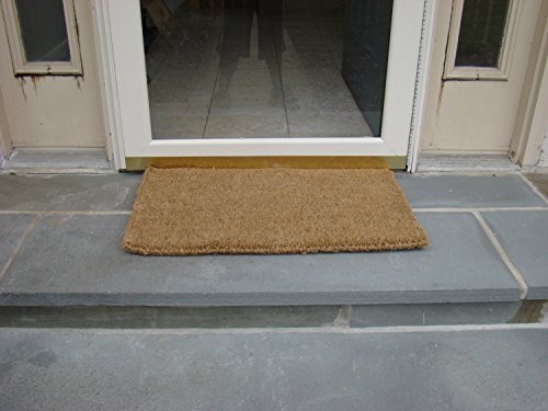 Heavy-Duty 2x6 Feet Natural Coco Coir Doormat - Aggressive 1-Inch Thick Entry Runner