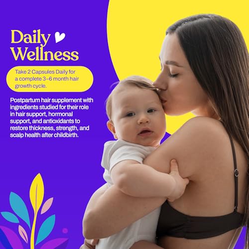 Postpartum Hair Loss Vitamins for Regrowth & Thickness – Nursing Safe