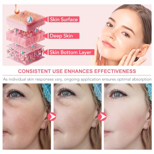 Collagen Face Mask Overnight, Collagen Real Deep Mask, Face Masks Beauty, Hydrating, Pore Minimizing, Brighten Skin Tone, Elastic Skin, 4PCS