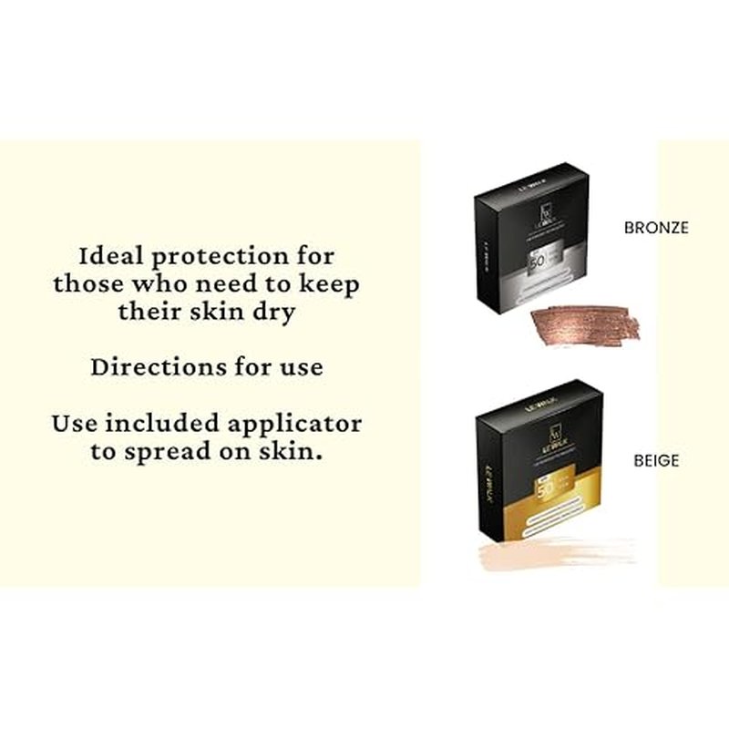 Compact photoprotective powder Mineral Sunscreen UVA/UVB SPF50 (Beige)