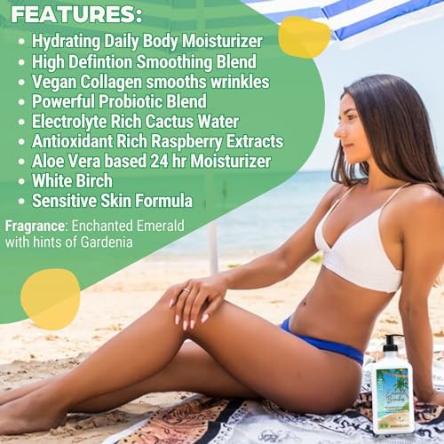 Elegant Sun Emerald Beaches Daily Moisturizer & Tan Extender Aloe Vera Lotion