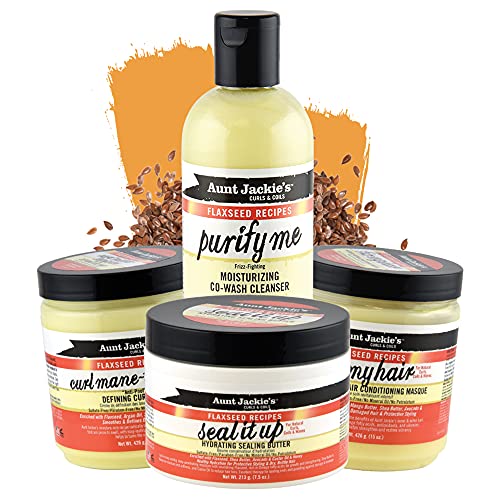 Aunt Jackie's 911 Damage Repair Hair Treatment Bundle - Flaxseed & Oils