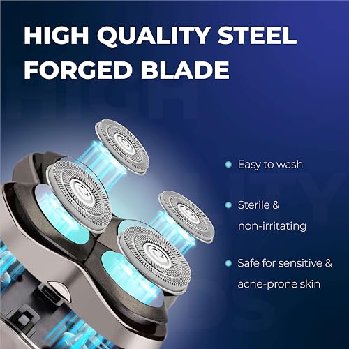 12 Pcs Shaver Replacement Blades Set for Pitbull Gold PRO & Silver - 3 Sets Included