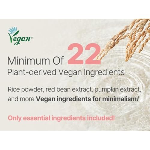 S.NATURE AQUA RICE FOAM CLEANSER | Facial Cleanser, Rice Extract Rice Powder Cleanser with Mild Cleansing, Glycerin,Vegan, Face Wash, Korean Skincare¤Ó 160ml 5.4 Fl Oz