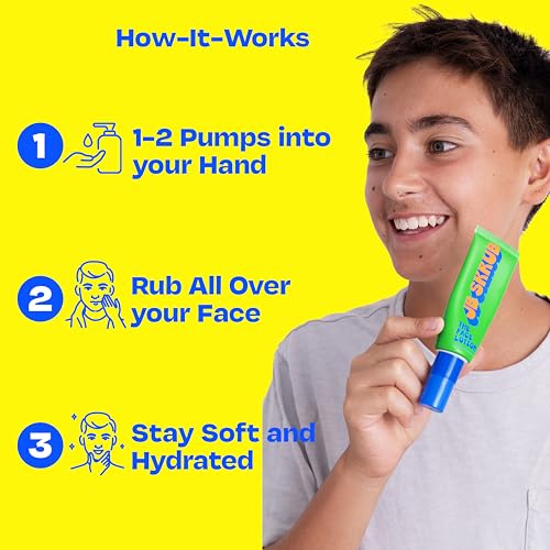 Kids Face Moisturizer for Sensitive Skin - Oil-Free, Lightweight & Fragrance-Free
