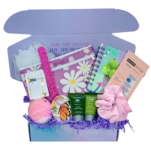 Teen Girl Gift Box for Daughter, Niece & Granddaughter ? Trendy Tween & Teen Self-Care Gift Set with Jewelry, Beauty & Fun Surprises ? Birthday, Valentine¡¯s Day, Get Well & Just-Because Care Package