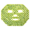 Patelai Jade Facial Mask, Jade Sleep Natural Stone Green Facial Cooling Mask, Beauty Skincare Massage Tools for Alleviate Puffiness Face Massage Puffy Eyes Dark Circles