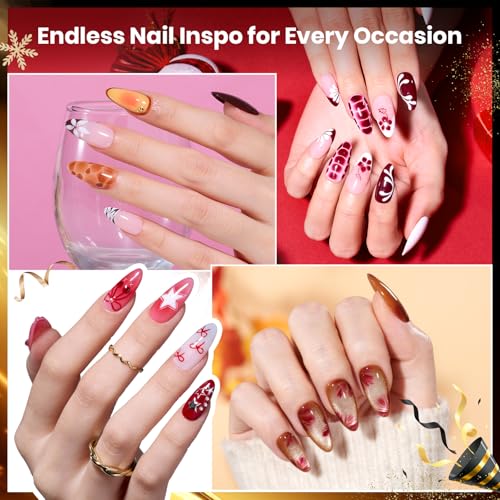 eetles Gel Nail Kit Easy Nail Extension Set 2 In 1 Nail Glue Gel Base with Pre Shaped Short Oval Almond Soft Gel Nail Tips Led Nail Lamp Acrylic Nail Clipper Gelly Nail Tips with jelly gel polish