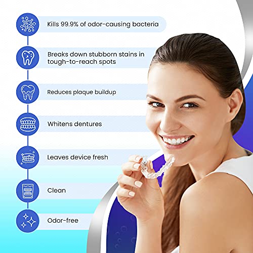Denture Cleaning Tablets & Retainer Cleaner — 360 Count (6 Months) Bastion