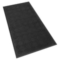 Heavy Duty Indoor Outdoor Front Door Mat 3' x 6' Black Diamond - Durable Entryway Rug