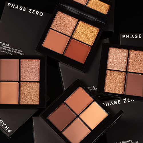 Bombay Rose Quad Eyeshadow Palette - Warm Tones, 4 Matte Shades by Phase Zero