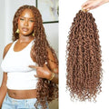 Goddess Faux Locs Crochet Hair 20 Inch Pack of 8 for Women - #30