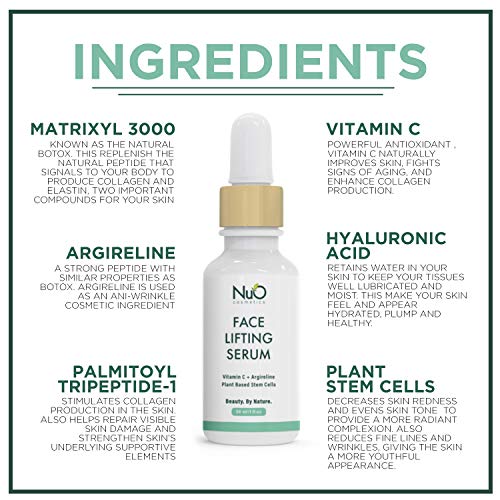 Face Lifting Serum with Matrixyl 3000 - Firming Anti-Aging Serum for Fine Lines