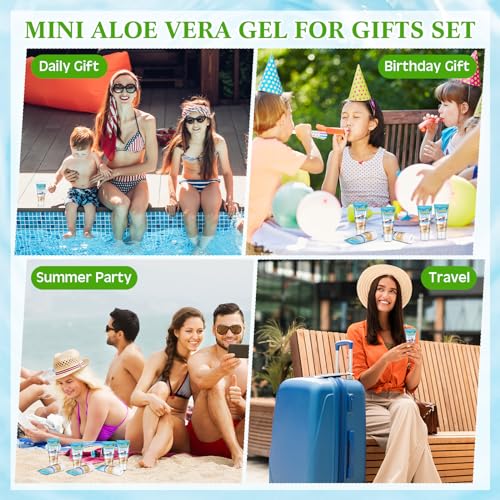 36 Pcs Mini Aloe Vera Gel Travel Size 1oz for Skin Hydration & Sun Care - Variation of THIS listing