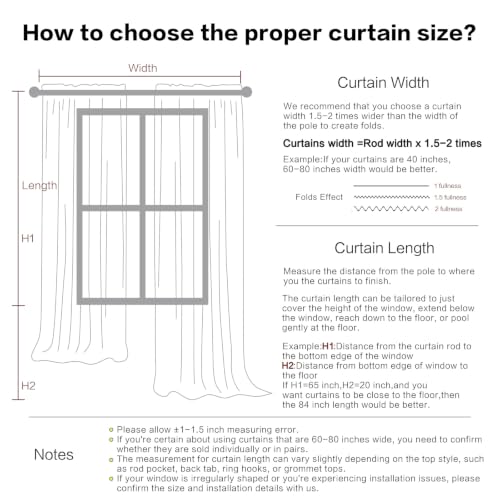 IVAPUPU Blackout Curtain Set 60x95 Natural Pinch Pleated Linen Blend - Pack of 1