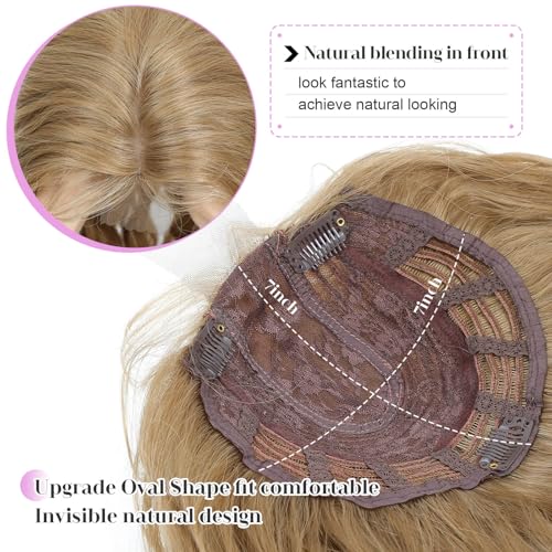 Molefi Hair Toppers for Women 26inch Curly Topper
