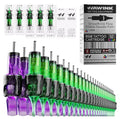 Tattoo Needles Cartridge Set 50PCS Assorted Sizes for All Standard Machines EN20-FG-50KIT-NNEWNEW