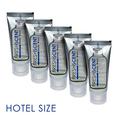 Freshscent 1oz Body Wash Pack of 100 Travel Size Hotel Toiletries