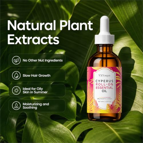 Cyperus Rotundus Oil for Hair Removal & Skin Care - Natural Body Oil