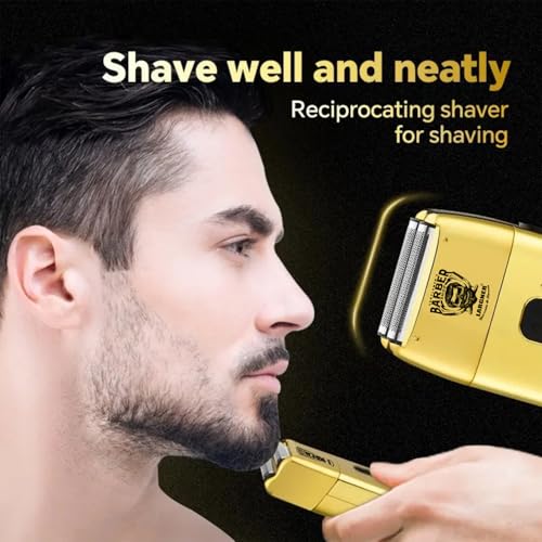 Cordless Men’s Hair Clippers & Beard Trimmer Kit - Rechargeable Electric Razor with 3 Length Combs