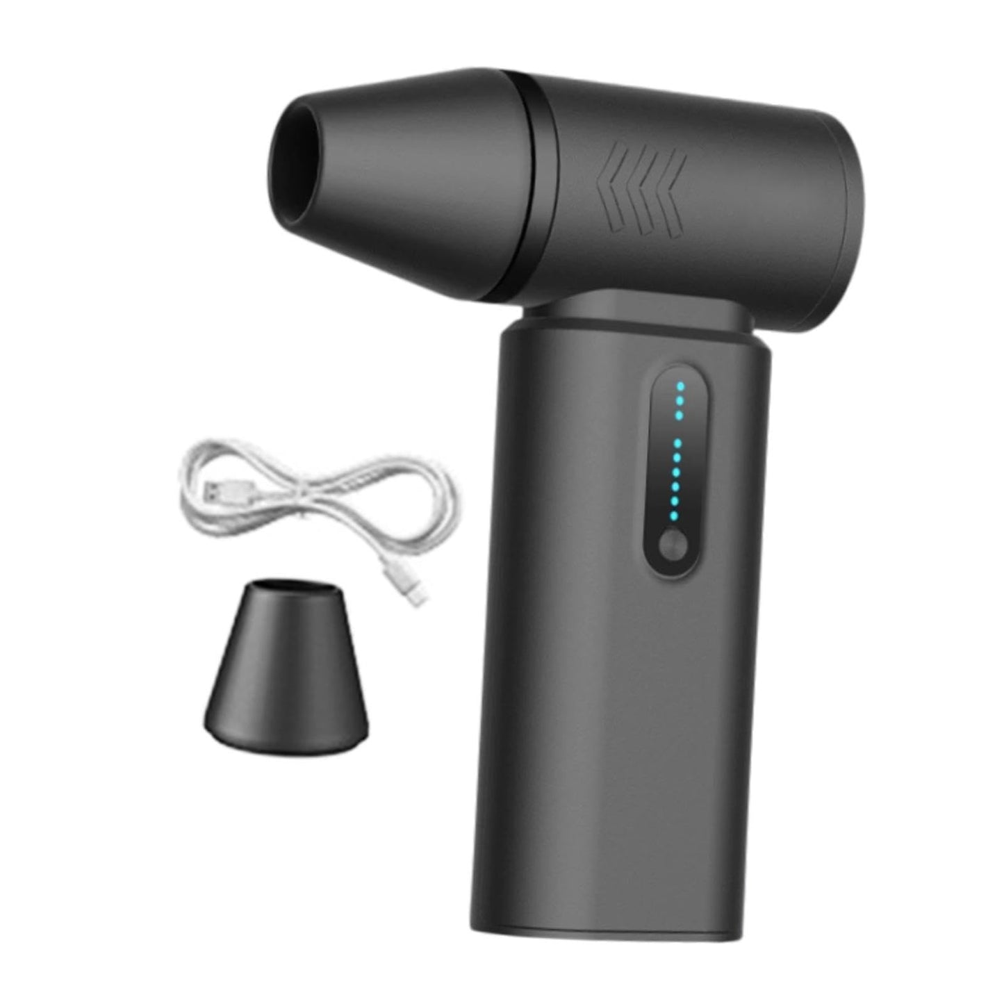 BLWOTMOR Mini Jet Dry Blower Hair Dryer Multi-use Turbofan Turbine Snow Blower for Cleaning of Keyboards & Laptop Hair Cleaning, Black