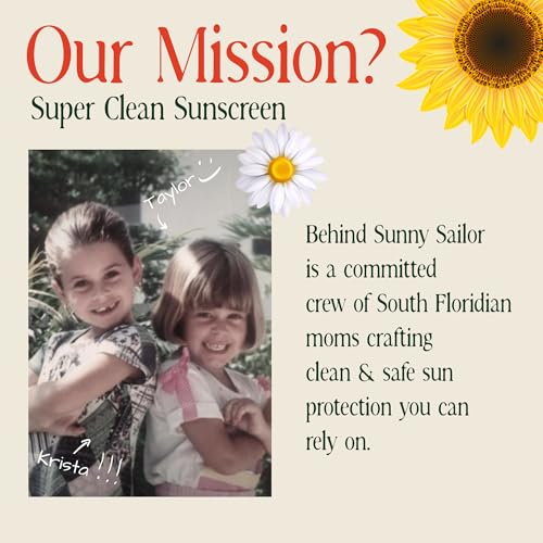 Baby Sunscreen SPF 40 Mineral Sunblock with Organic Ingredients, Water-Resistant 80 Min, Zero White Cast