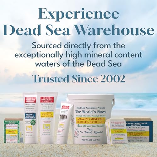 Dead Sea Warehouse ? Amazing Minerals Mud Intensive Facial Care Bar ? 5.2 OZ ? Dead Sea Mud Soap ? All Natural ? Oily Skin Deep Cleanser ? 2-Pack