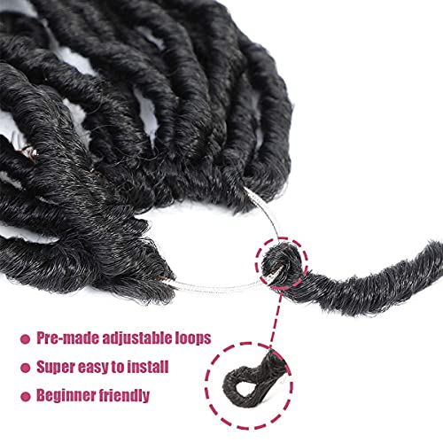 24 Inch 7 Packs Soft Locs Crochet Hair New Faux Pre-looped Goddess