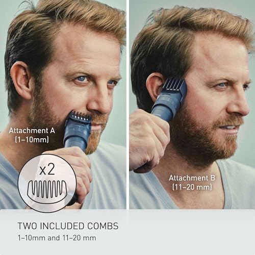 Panasonic Beard & Hair Trimmer ER-ACKN1-HB, 39 Settings, Waterproof, Precision Grooming