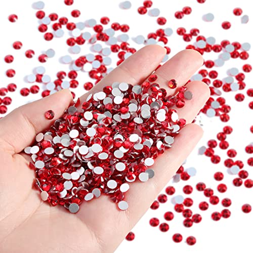 Beadsland Flat Back Crystal Rhinestones Bulk Light Siam SS10 14400pcs
