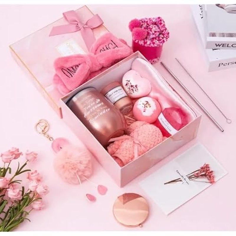 13-piece Relaxing Spa Care Package Self Care for Women - Christmas Gifts, Best Gifts for Mom, Sister, Best Friend