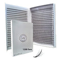 Curl C 5D Wispy Premade Lash Fans - 1200 Flares, 0.07mm, 9-16mm Lengths, Handmade