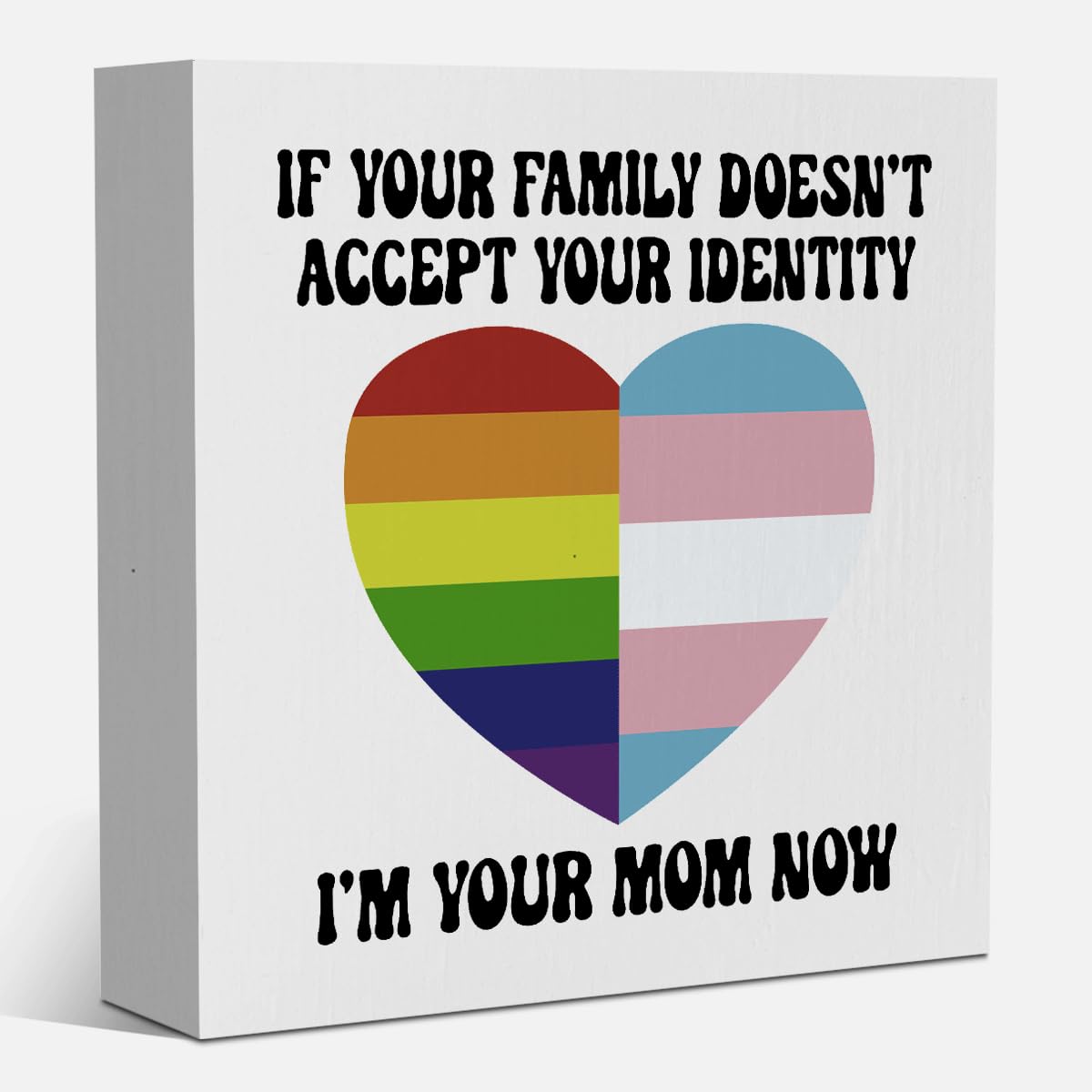 Gay Pride Party Decorations Gay Pride Gifts for Women Lesbian LGBT LGBTQ Coming Out Gifts Idea Rainbow Decor for Prides Month 5 x 5 inches