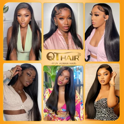 Brazilian Virgin Human Hair Lace Closure 5x5 Transparent HD Light Brown, 16 Inch - Natural Black Variation