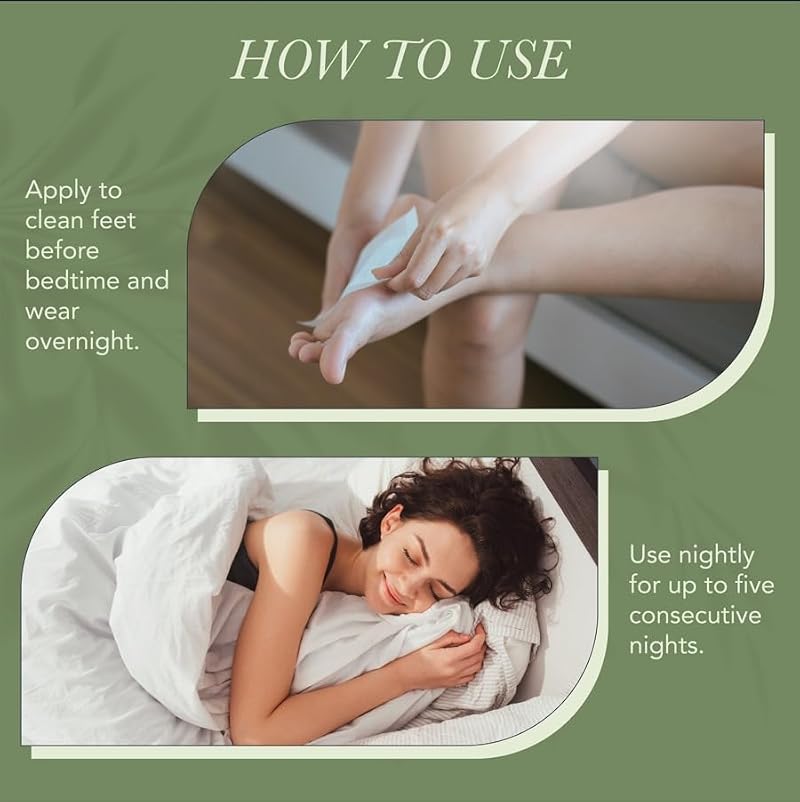Ballotte Deep Cleansing Foot Pads for Men & Women - 30 Pack, Nightly Detox & Relaxation